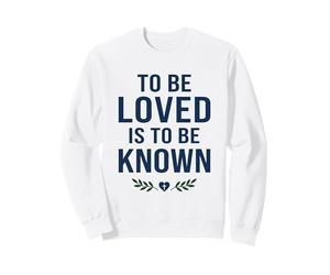 Ser Amado es ser Conocido Retro Vintage Cita de Amor 10 Sudadera
