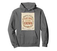 Ser Amado es ser Conocido Retro Vintage Love Quote 2 Sudadera con Capucha
