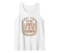Ser Amado es ser Conocido Retro Vintage Love Quote 4 Camiseta sin Mangas