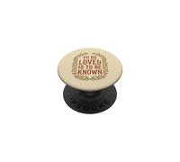 Ser Amado es ser Conocido Retro Vintage Love Quote 4 PopSockets PopGrip Adhesivo