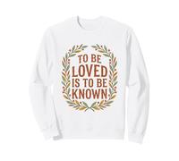Ser Amado es ser Conocido Retro Vintage Love Quote 4 Sudadera