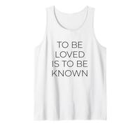 Ser Amado es ser Conocido Retro Vintage Love Quote 5 Camiseta sin Mangas