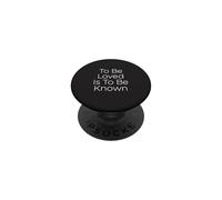 Ser Amado es ser Conocido Retro Vintage Love Quote 6 PopSockets PopGrip Adhesivo