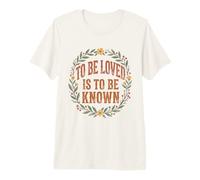 Ser Amado es ser Conocido Retro Vintage Love Quote 7 Camiseta Premium