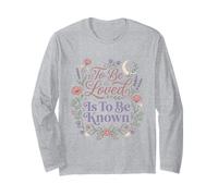 Ser Amado es ser Conocido Retro Vintage Love Quote 8 Manga Larga