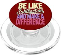 Ser como la resta Hacer una Diferencia Profesor matemáticas PopSockets PopGrip para MagSafe