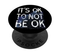 ser como tú Eres Ok Dicho Autismo depresión Nerd PopSockets PopGrip Adhesivo