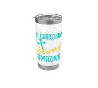 Ser cristiano no es fácil, pero el plan de jubilación es increíble Vaso térmico de acero inoxidable de doble pared