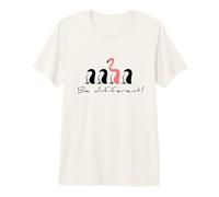 Ser Diferente, Flamenco Rosa Entre los pingüinos Camiseta Premium