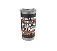 Ser director de cine es fácil Creador de contenido Director de cine Vaso térmico de acero inoxidable de doble pared