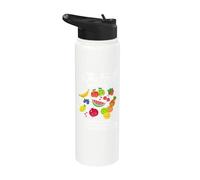 Ser el fruto Cristiano Versículo Espíritu Gálatas Inspirador Stainless Steel Insulated Water Bottle