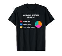 Ser Espiritual es Simple Sarcástico Divertido Sarcasmo Humor Camiseta