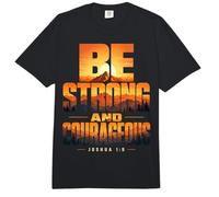 Ser Fuerte y Valiente Biblia fe Cristiana Comfort Colors Adult Heavyweight T-Shirt