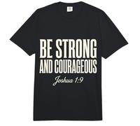 Ser Fuerte y Valiente Biblia fe Cristiana Comfort Colors Adult Heavyweight T-Shirt