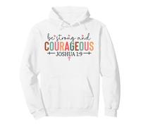 ser Fuertes y Valientes Cristianos Cristianos y Mujeres Cristianos Sudadera con Capucha