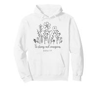 ser Fuertes y Valientes Cristianos Hombres Mujeres aman a Dios Jesús Sudadera con Capucha