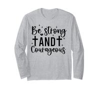 Ser Hombres y Mujeres Cristianos Fuertes Agradecidos Manga Larga