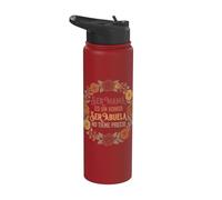 Ser Mamá es un honor Ser Abuela no tiene precio Flores Rosas Stainless Steel Insulated Water Bottle