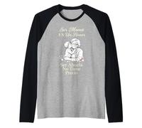 Ser Mamá Honor Ser Abuela Sentido Día de la Madre Cita Española Camiseta Manga Raglan