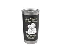 Ser Mamá Honor Ser Abuela Sentido Día de la Madre Cita Española Vaso térmico de acero inoxidable de doble pared