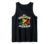 Ser Mayor Que el Humor matemático Stem Promedio en el Aula Camiseta sin Mangas