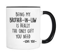 Ser Mi Cuñado Es El Único Regalo Que Necesitas Taza Único Tazas De Cerámica Chic Taza De Café Para Oficina Cappuccino Bebidas Frías Y Calientes 330Ml