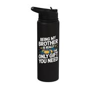 Ser mi hermano es realmente el único regalo que necesitas Stainless Steel Insulated Water Bottle