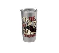 Ser o no ser Hamlet Cita William Shakespeare Vaso térmico de acero inoxidable de doble pared