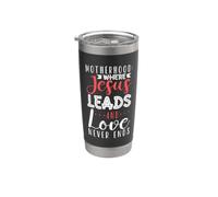 Ser padres con Jesús - Madre cristiana Vaso térmico de acero inoxidable de doble pared