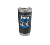 Ser Papá Es Un Honor Ser Abuelo No Tiene Precio Diseño Vaso térmico de acero inoxidable de doble pared