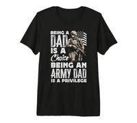 Ser papá es una elección Ser un Padre del ejército es un privilegio Camiseta Premium