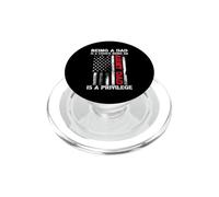 Ser papá es una elección Ser un Padre del ejército es un privilegio PopSockets PopGrip para MagSafe