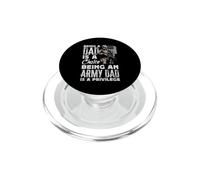 Ser papá es una elección Ser un Padre del ejército es un privilegio PopSockets PopGrip para MagSafe