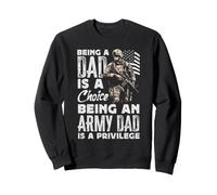 Ser papá es una elección Ser un Padre del ejército es un privilegio Sudadera