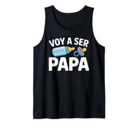 Ser Papa Voy a Ser Papa Papá estará en español nuevo padre Camiseta sin Mangas