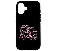 Ser Princesa es agotador majestuosamente Cansado Carcasa para iPhone 16