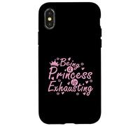 Ser Princesa es agotador majestuosamente Cansado Carcasa para iPhone X/XS