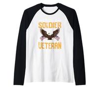 Ser Soldado es una elección Ser Veterano es un Honor Camiseta Manga Raglan