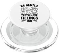 Ser Suave Los Dientes Tienen Rellenos Demasiado Dentista Humor Dental PopSockets PopGrip para MagSafe