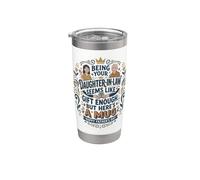 Ser tu nuera parece un regalo lo suficientemente divertido Vaso térmico de acero inoxidable de doble pared