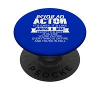 Ser un Actor Cita Divertida Humor Dicho PopSockets PopGrip Adhesivo
