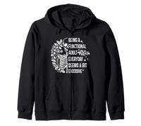 Ser un Adulto Funcional Todos los días Parece un Poco excesivo Sudadera con Capucha