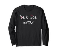 SER UN Buen Humano Amable Buena Persona Hombres Mujeres Bondad Manga Larga