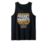 Ser un gerente de proyecto es fácil Humor de oficina divertido Camiseta sin Mangas