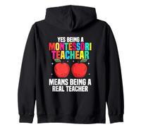 Ser un Maestro Montessori Significa ser un Verdadero Maestro Sudadera con Capucha