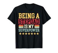 Ser un padrastro es mi superpoder Día del Padre Bonus Papá Papá Camiseta
