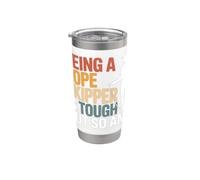 Ser un patrón de cuerda es difícil, pero yo también lo soy Vaso térmico de acero inoxidable de doble pared