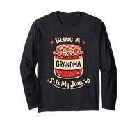 Ser Una Abuela Es Mi Jam Divertido Juego de Palabras Broma Clásico Abuela Manga Larga