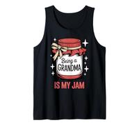 Ser una Abuela es mi Jam Funny Grandparent Family Camiseta sin Mangas