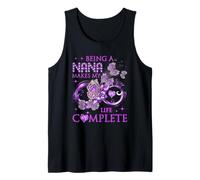 Ser una Abuela Hace Que mi Vida Sea Completa Abuela Camiseta sin Mangas